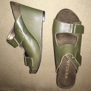 Aerosoles Hunter Green 3” Wedge Sandals- US 6.5